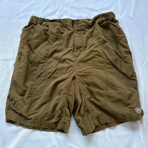 Novara Men's Olive Green Nylon Cycling Bike Shorts Size XL with Liner